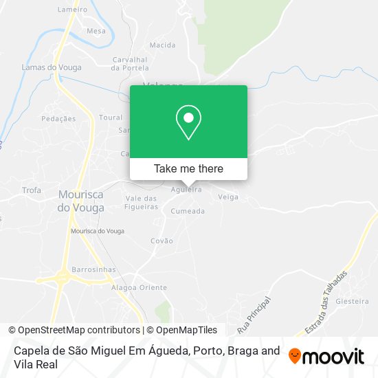 Capela de São Miguel Em Águeda map