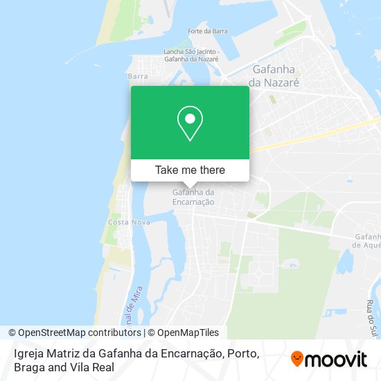 Igreja Matriz da Gafanha da Encarnação map