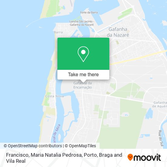 Francisco, Maria Natalia Pedrosa mapa