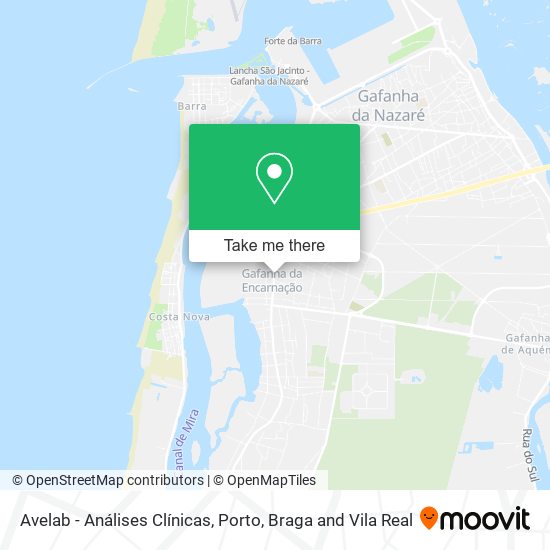 Avelab - Análises Clínicas map