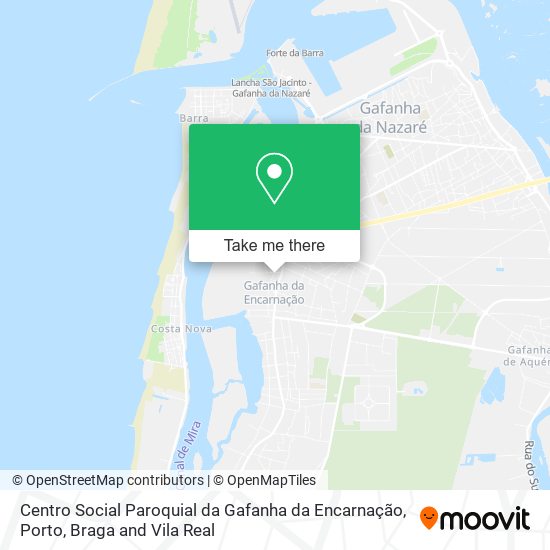 Centro Social Paroquial da Gafanha da Encarnação map