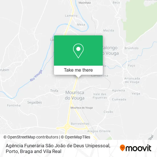 Agência Funerária São João de Deus Unipessoal map