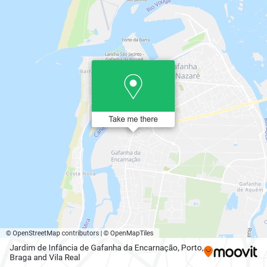 Jardim de Infância de Gafanha da Encarnação map