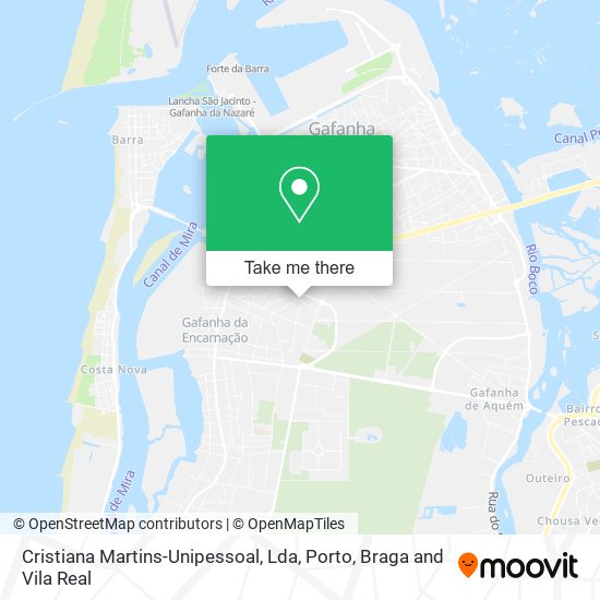 Cristiana Martins-Unipessoal, Lda mapa