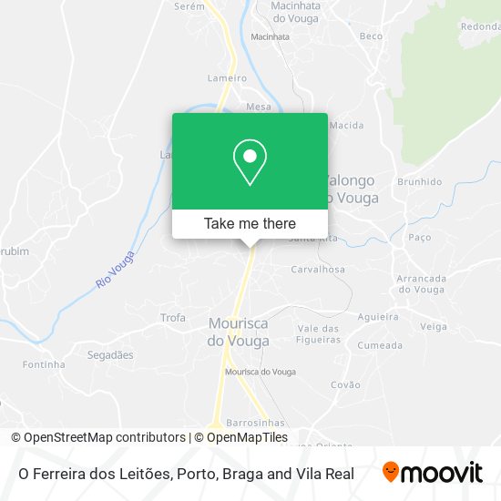 O Ferreira dos Leitões map