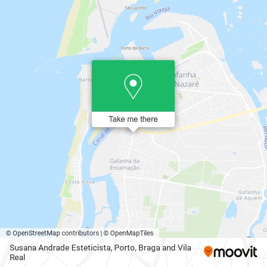 Susana Andrade Esteticista mapa