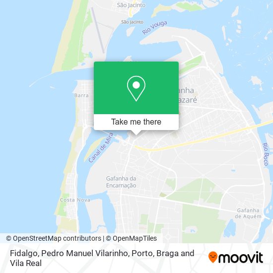 Fidalgo, Pedro Manuel Vilarinho mapa