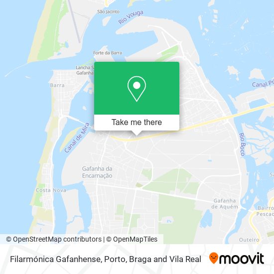 Filarmónica Gafanhense mapa
