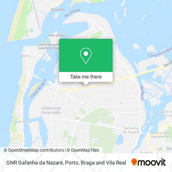 GNR Gafanha da Nazaré map