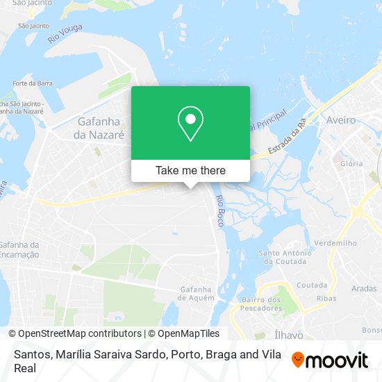 Santos, Marília Saraiva Sardo map