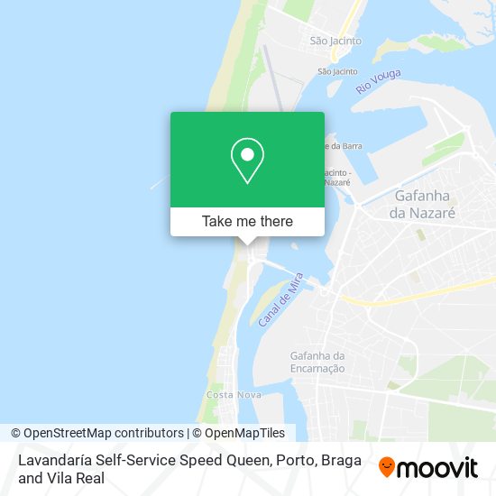 Lavandaría Self-Service Speed Queen mapa