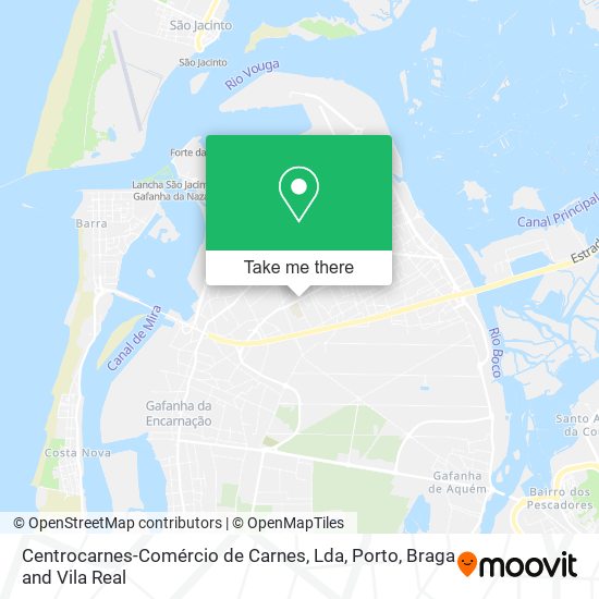 Centrocarnes-Comércio de Carnes, Lda map