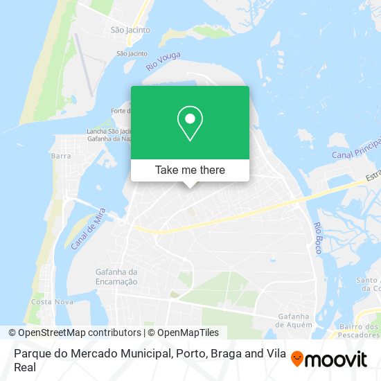 Parque do Mercado Municipal mapa