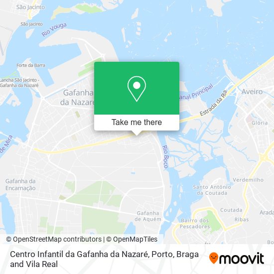 Centro Infantil da Gafanha da Nazaré map