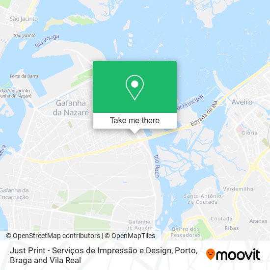 Just Print - Serviços de Impressão e Design mapa