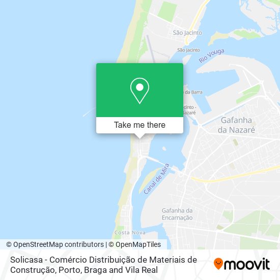 Solicasa - Comércio Distribuição de Materiais de Construção map