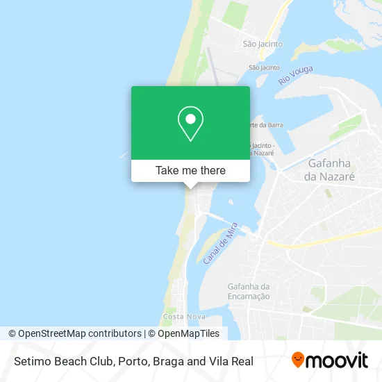 Setimo Beach Club map