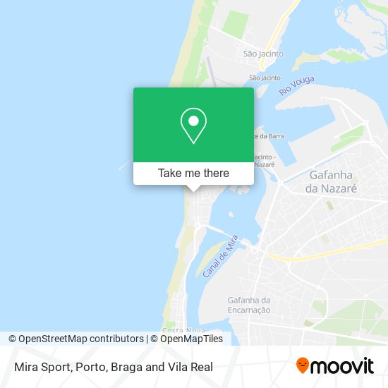 Mira Sport map