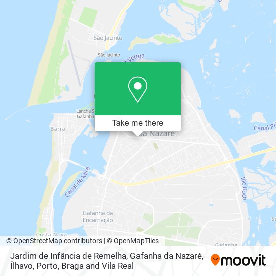 Jardim de Infância de Remelha, Gafanha da Nazaré, Ílhavo map