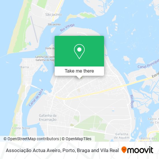Associação Actua Aveiro map