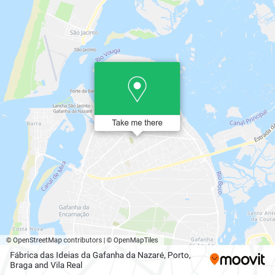 Fábrica das Ideias da Gafanha da Nazaré map