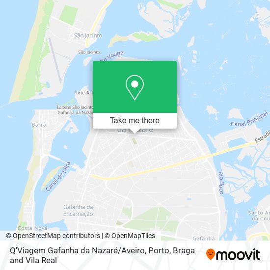 Q'Viagem Gafanha da Nazaré / Aveiro map