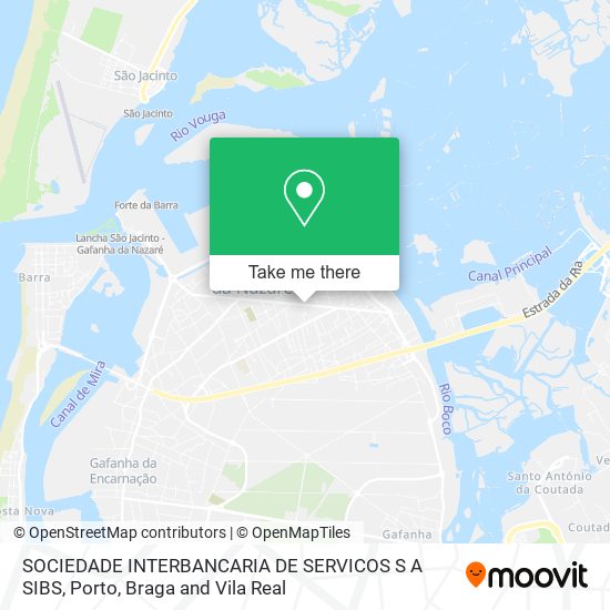 SOCIEDADE INTERBANCARIA DE SERVICOS S A SIBS mapa