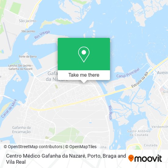 Centro Médico Gafanha da Nazaré map