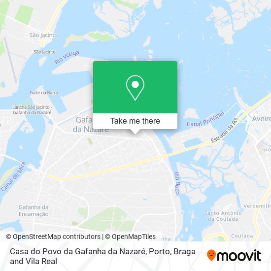 Casa do Povo da Gafanha da Nazaré map