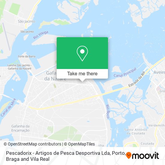 Pescadorix - Artigos de Pesca Desportiva Lda map