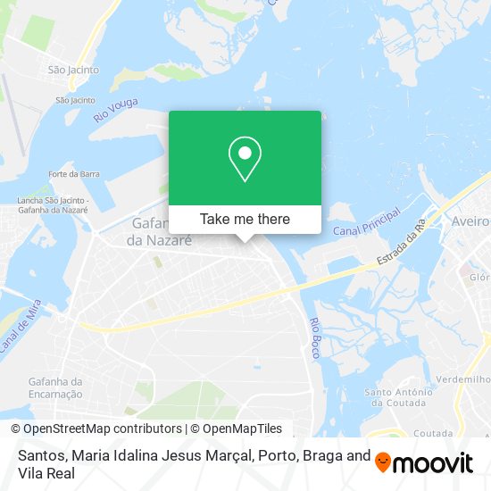 Santos, Maria Idalina Jesus Marçal map