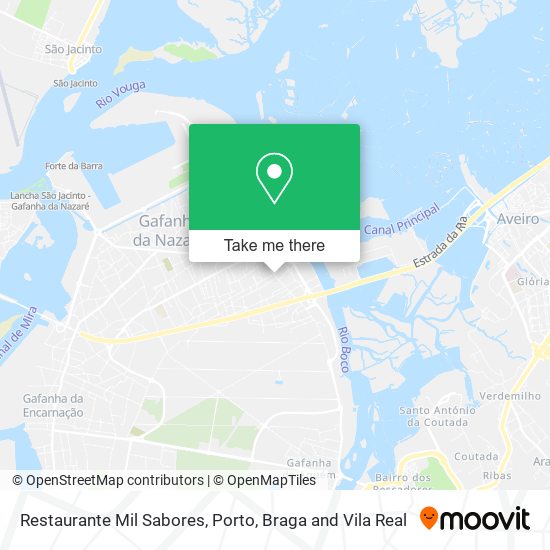 Restaurante Mil Sabores mapa