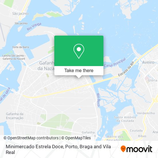 Minimercado Estrela Doce mapa