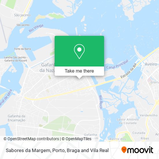 Sabores da Margem mapa