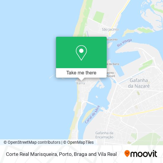 Corte Real Marisqueira mapa