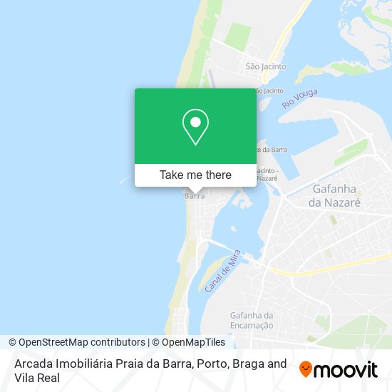 Arcada Imobiliária Praia da Barra mapa
