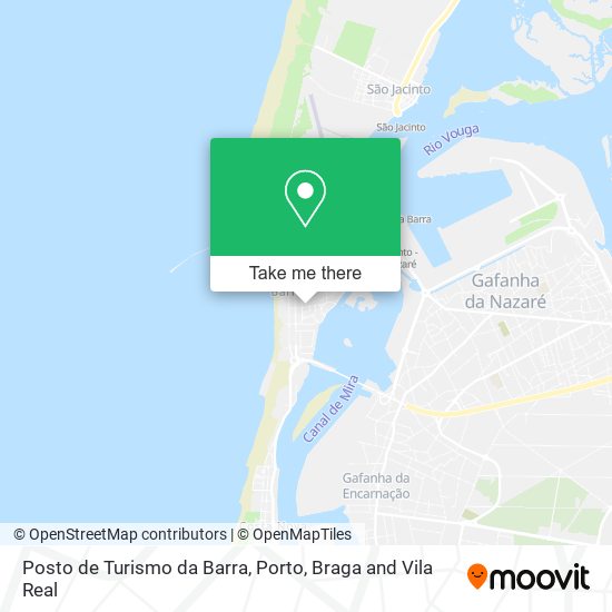 Posto de Turismo da Barra map