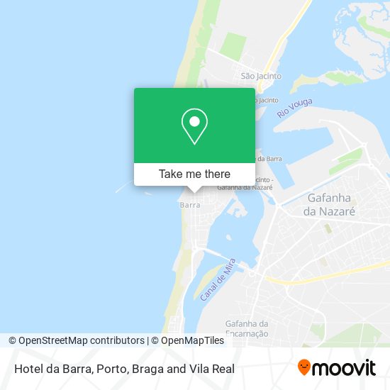 Hotel da Barra map