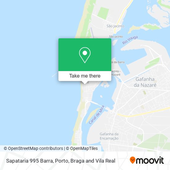 Sapataria 995 Barra mapa
