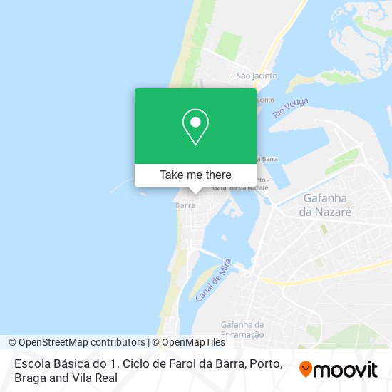 Escola Básica do 1. Ciclo de Farol da Barra map