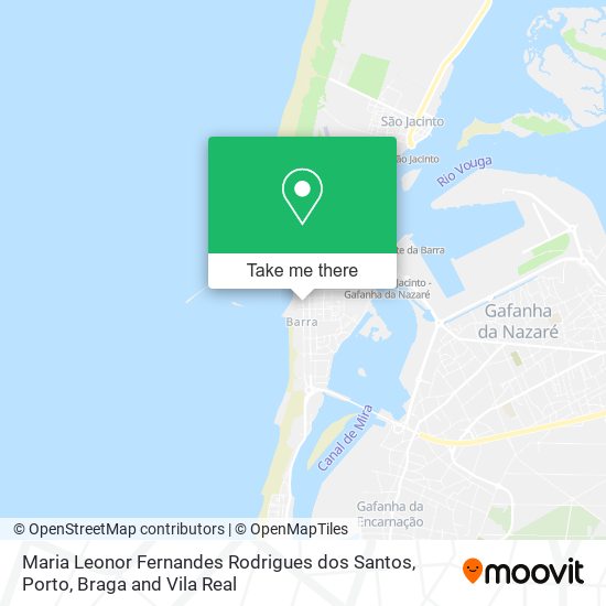 Maria Leonor Fernandes Rodrigues dos Santos mapa
