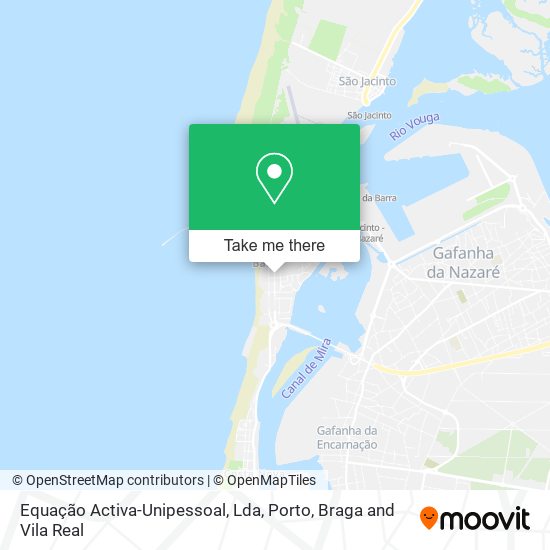 Equação Activa-Unipessoal, Lda mapa