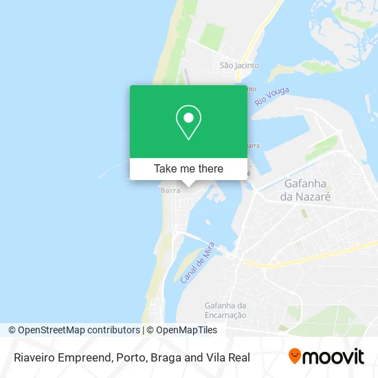 Riaveiro Empreend map