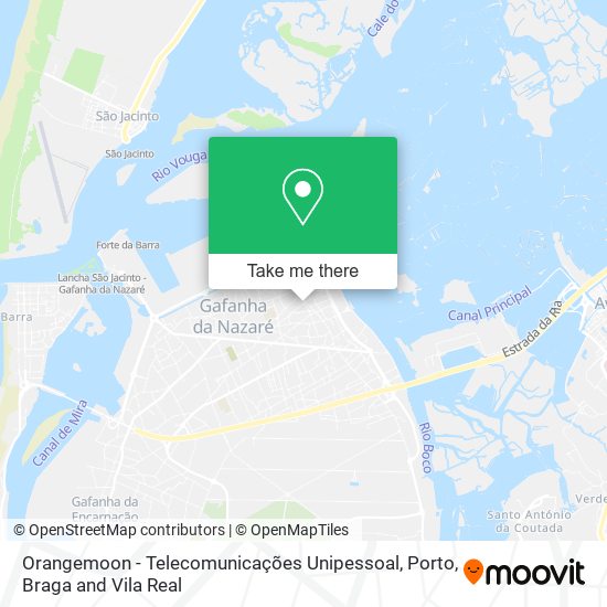 Orangemoon - Telecomunicações Unipessoal mapa