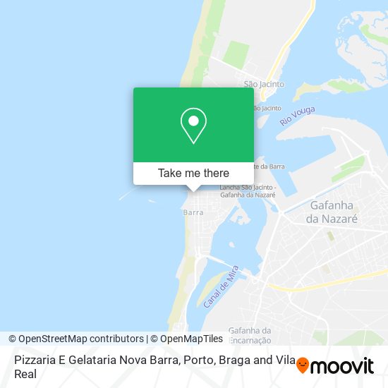 Pizzaria E Gelataria Nova Barra map