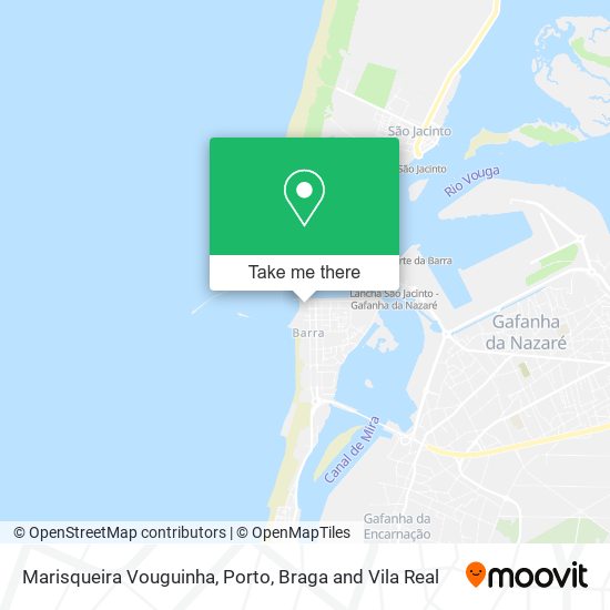 Marisqueira Vouguinha mapa