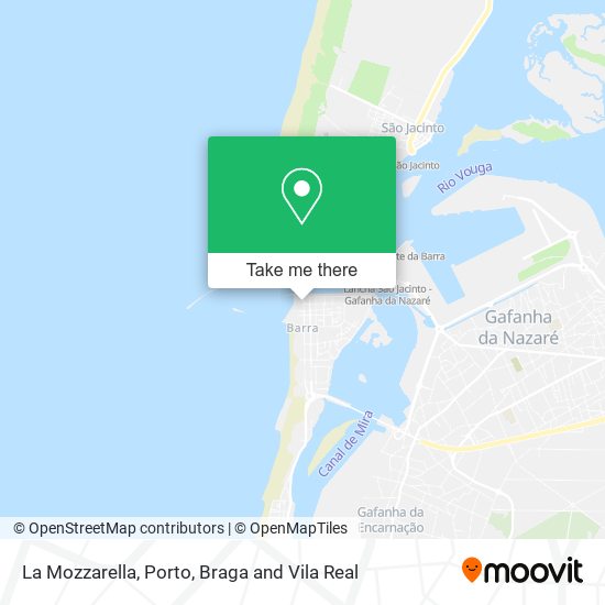 La Mozzarella mapa