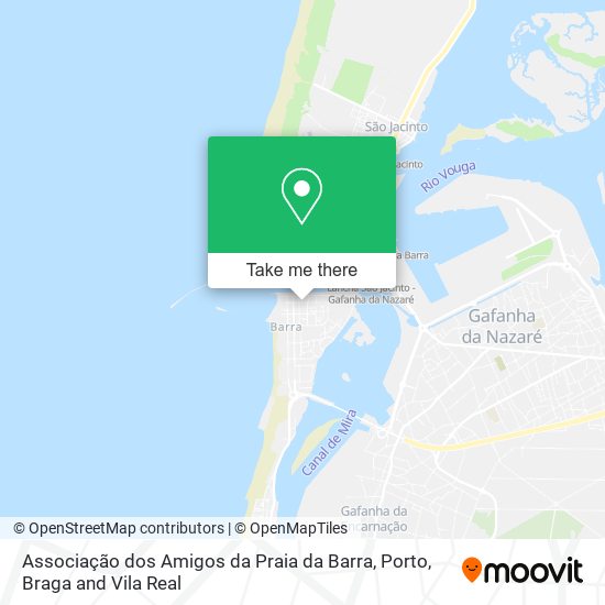 Associação dos Amigos da Praia da Barra map