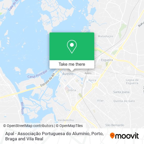 Apal - Associação Portuguesa do Alumínio map
