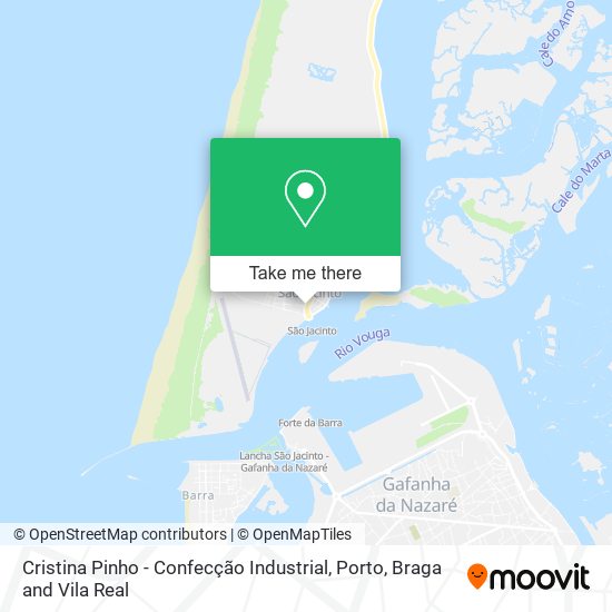 Cristina Pinho - Confecção Industrial mapa